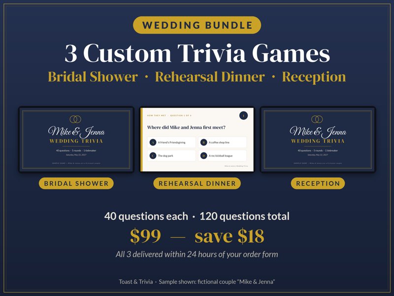 Wedding Trivia Bundle